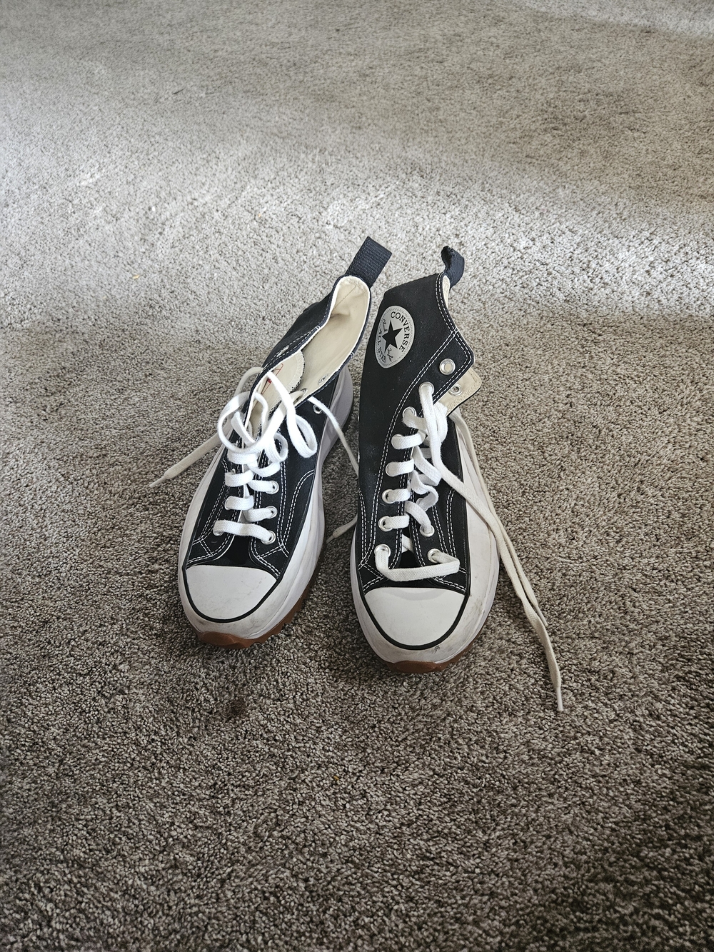 Converse Run Star Hike Black High-Top Platform Sneakers